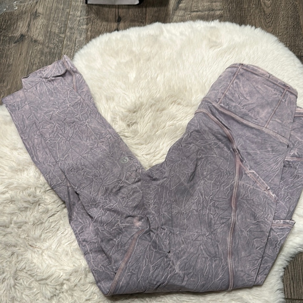 Lululemon Purple Leggings with pockets